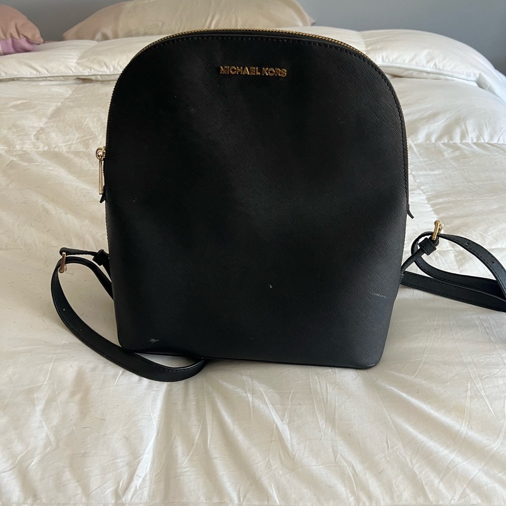 Michael Kors Elegant Black Backpack